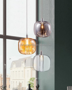 Modern Home <strong>Hanging</strong> Glass Lamp Restaurant Dining Room Lighting Chandeliers For Kitchen