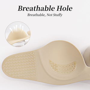 حمالة صدر نسائية جيدة التهوية جديدة مقاس كبير قطعة واحدة غير مرئية لرفع الظهر بدون حمالات جانبية لاصقة للثدي الكبير - Product Image 2