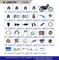 Bloque de cilindros de alto rendimiento para motocicletas TS185 y TS-ER185 | Bloque de motor de aleación de aluminio compatible con OEM