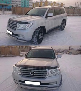 Für Toyota Land Cruiser 200 LC200 07-15 Motorhaubenschutz - Insektenschutz - Steinschlagschutz - Dunkel Getönt oder Carbon-Optik - Product Image 4