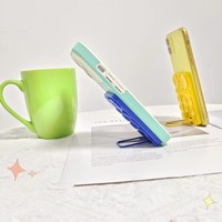 Étui de téléphone à ventouse en silicone, support double face en silicone mains libres pour tous les téléphones et Android, support de téléphone pour la douche avec miroir