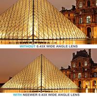 Objectif grand angle HD Neewer 52 mm 0,43x avec partie macro sans distorsion, haute définition numérique pour appareil photo reflex numérique