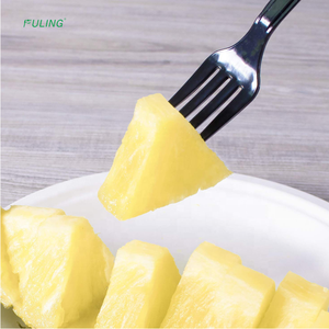 Peso Medio negro de plástico <span class=keywords><strong>desechables</strong></span> horquillas de utensilios <span class=keywords><strong>cubiertos</strong></span> proveedor - Product Image 2