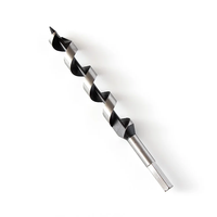 Foret hélicoïdal en acier à haute teneur en carbone avec queue hexagonale pour évacuation des copeaux, outil de perçage pour le travail du bois