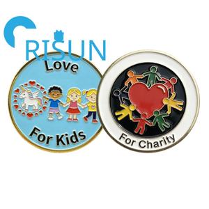 เหรียญที่ระลึกโลหะโบราณแบบกำหนดเองสำหรับขายส่ง เหรียญกิจกรรมการกุศลของชมรม องค์กรการกุศล รับบริจาค รaising Donations เหรียญรางวัลสำหรับ<span class=keywords><strong>เด็ก</strong></span> - Product Image 3