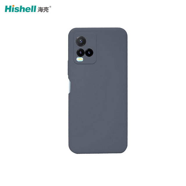 Luxury Mobile Phone Liquid Silicone Phone Cover Wholesale Tpu Soft Real Liquid Silicone Shockproof Cell Phone Case for Vivo Y21G