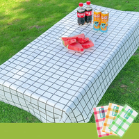 Couverture de table rectangulaire décorative de qualité supérieure nappe à carreaux blanc orange pour pique-nique ferme anniversaire mariage