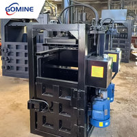 Presse à balles verticale hydraulique pour déchets, carton, plastique, canettes en aluminium, compacteur 60T