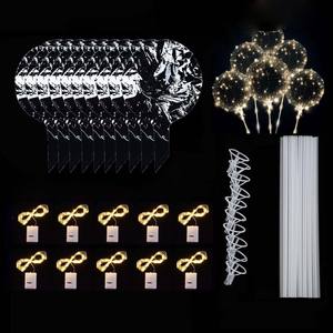 Globo Bobo personalizado de alta calidad, globo LED de colores de 20 pulgadas, globo intermitente, decoración para fiesta de boda de Año Nuevo, Globos - Product Image 6