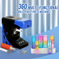 Machine de presse à chaud électrique semi-automatique à plat multifonctionnelle 360 pour l'impression par transfert thermique sur tasses en plastique