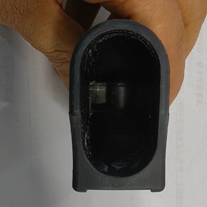 Nine Thoughts Plastic Foot Cover 10x2.6x4.8 For School <b>Desk</b> Black <b>Adjustable</b> <b>Height</b> Feet - Product Image 2