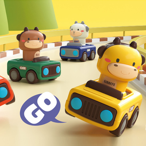 Hot Sale Plastic Animal <strong>Press</strong> to Slide Inertial Car <strong>Toys</strong> Cartoon Hand Pressed Vehicle <strong>Toy</strong> - Product Image 6
