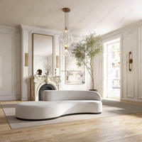 Meubles de salon de luxe de Style américain FERLY canapé maison sens de l'irrégularité canapé bras gauche canapé asymétrique