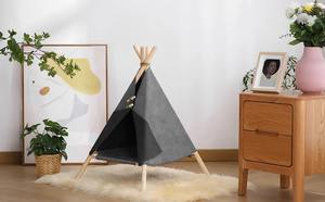 Tienda de lona blanca para mascotas, cama lavable y portátil, personalizada, nuevo diseño, venta al por mayor, para perro y gato - Product Image 6