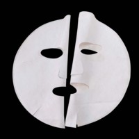 Masque facial en tissu non tissé ultra doux, respectueux de la peau, hautement absorbant, en fibres ultra fines + modal 40 g/m² pour hydrater et réparer