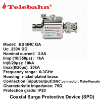 Parafoudre coaxial BNC 75Ω 0-3GHz DC RF, dispositif de protection contre les surtensions