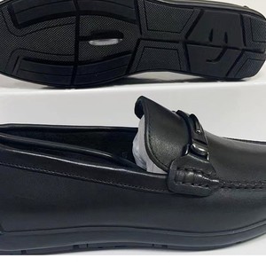 Mocassins pour hommes en cuir de vache noir, chaussures plates à enfiler, style business décontracté, taille 38-46 - Product Image 3