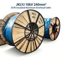 # Câble d'alimentation 2/0 AWG Pecan en ACSR recouvert de HDPE 15 kV, conducteur aérien isolé pour projet de réseaux électriques aux Philippines