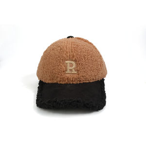<span class=keywords><strong>Cappello</strong></span> da Baseball in Finta Lana d'Agnello, 6 Pannelli Regolabili, Morbido e Peloso, Berretto Invernale in Pile per Donne - Product Image 6