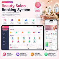 Sistema de Gestión de Citas para Salón de Belleza, Peluquería y Arte de Uñas, Admite Personalización de Marca, APP + Backend Web