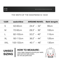 Ceinture de musculation avec boucle à levier, épaisseur de 12 mm et sangle gratuite de 4 pouces, musculation, powerlifting, soulevés de terre, squats, hommes et femmes