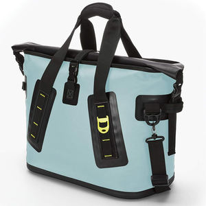 Grande glacière portable <span class=keywords><strong>souple</strong></span> et soudée avec large ouverture de bouche Sac de refroidissement isolé et étanche - Product Image 3