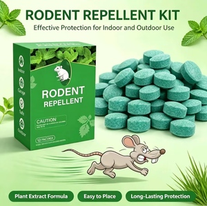 Boules répulsives pour rongeurs à l'<span class=keywords><strong>huile</strong></span> de menthe poivrée naturelle, parfum bois de santal, dissuasives pour souris et rats - Product Image 2