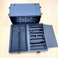 Nouvelle boîte d'amplificateur 6U de 35 cm de profondeur moyenne, avec plusieurs designs de couvercles, équipée d'une poignée, légère et facile à utiliser