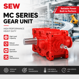 ชุดเกียร์อุตสาหกรรม MC3RLH แบบ Bevel-Helical 3 ระดับ แกนกลวงมุมฉาก ขนาด 02-09 พร้อมแผ่นดิสก์ยึดแบบ Keyway Shrink Disc - Product Image 1