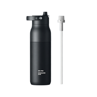 Bouteille d'eau en acier inoxydable 304, isolée sous vide, anti-fuite, bouteille d'eau de sport, logo personnalisé