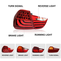 Feux arrière LED CY Auto Upgrade pour BMW Série 3 E90 318i 320 325i, feux de freinage et de position rouges à 5000 Lm 12v, accessoires de voiture