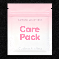 Masque de soin de la peau Case Pack 3 Side Seal Skincare PE PET 1oz Cosmetic Beauty Sample Pouch