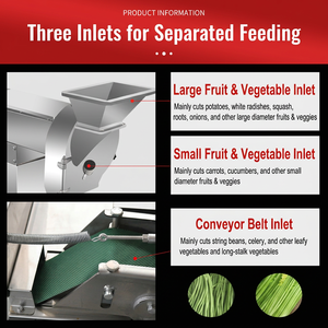 Commercial Fruit <b>Vegetable</b> Slicer Dicer For Pickle Factory Root <b>Vegetable</b> Processing Equipment - Product Image 5