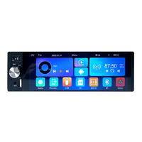 Lecteur MP5 pour voiture de 6,28 pouces avec écran tactile, transmetteur FM CarPlay, audio haute résolution, stéréo, carte USB SD 6 Go