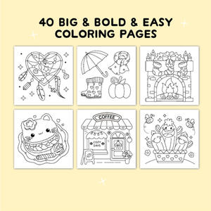 Livre <span class=keywords><strong>de</strong></span> coloriage transfrontalier 40 peintures simples et audacieuses Nouveau produit pour adultes et enfants fabriqué à partir <span class=keywords><strong>de</strong></span> papier durable - Product Image 3