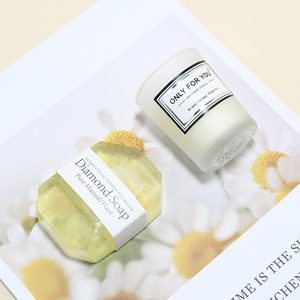 Aromatherapy candle, <b>bath</b> <b>salt</b> ball, handmade soap box set; Bathing theme Valentine's Day and Women's Day gift box set - Product Image 4