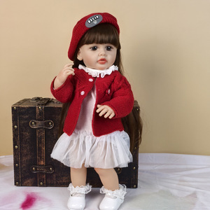 <span class=keywords><strong>Bambole</strong></span> in Silicone <span class=keywords><strong>bambole</strong></span> parlanti per ragazze 55cm realistiche <span class=keywords><strong>bambole</strong></span> per neonati con accessori - Product Image 5