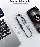 Adaptateur audio BENFEI USB C vers double prise jack 3,5 mm, pour 2 personnes partageant musique et films