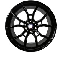 Nouvelles jantes en alliage d'aluminium forgé 6061 T6, design Hyper Black Mesh, pressées 12000T, certifiées TUV JWL VIA Std S2-00054, 18-23, personnalisées