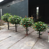 Citrus Arbre Artificiel Personnalisé Orange Bonsaï Arbre Fruitier Paysage Jardin Centre Commercial Restaurant Décoration