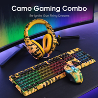 Onikuma Tz3001 3 N 1 Combo ordinateur portable souris de jeu et Gamer clavier de jeu souris et casque Combo Set