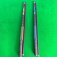 Naipni Queue de billard professionnelle en fibre de verre et de carbone, différentes couleurs, 12.5mm, bâton de billard 1/2