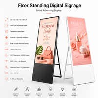 Reproductor Multimedia Digital LCD Portátil para Interiores, Gráficos Animados para Tiendas Minoristas, Centros Comerciales, Señalización y Publicidad - Móvil