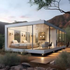 Maison en acier adaptable et respectueuse de la nature pour <span class=keywords><strong>les</strong></span> retraites de vallée et de jardin de montagne - Product Image 4