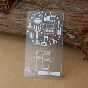 Etiquetas Colgantes Personalizadas con Serigrafía de la Marca LUOYI, Elegantes y Esmeriladas, para Jeans, Zapatos y Bolsos, de Papel PVC Impermeable, Cuadradas/Rectangulares - Product Image 1