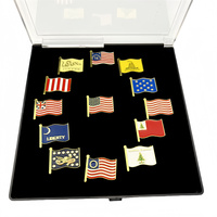 Insigne d'épingle de drapeau en émail doux du 70e anniversaire d'Israël avec édition souvenir de logo à l'arrière surélevé