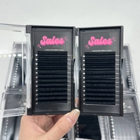 Extensions de cils en cachemire doux et velours, extensions de cils en cachemire noir mat, plateaux de volume, extensions de cils en soie et cachemire