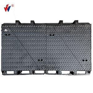 EN124 힌지 잠금 및 맞춤형 커버 가능 도로 시설용 통신 연성 철 맨홀 커버 - Product Image 6