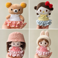 Juqi Nouvelle Mode Robe de Poupée en Tissu Tendance 10cm, Vêtements Personnalisés Non Toxiques pour Poupées Miniatures, Unisexe, à partir de 14 Ans