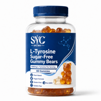 Gummies de L-Tyrosine à Marque Blanche Personnalisée 1000mg Sans Sucre Complément Alimentaire Vente en Gros Direct Usine Bien-être